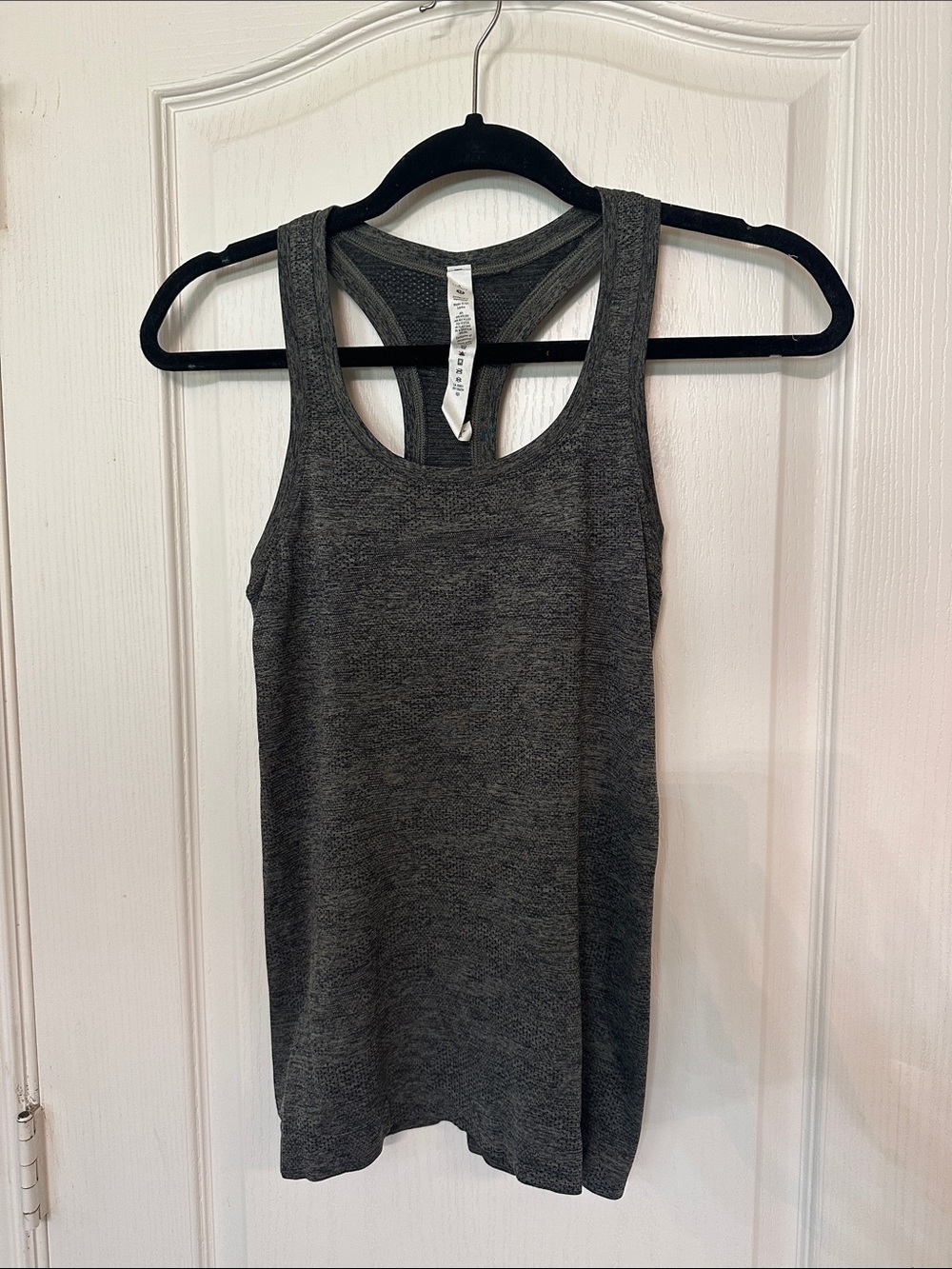lululemon athletica Charcoal Gray Racerback Tank